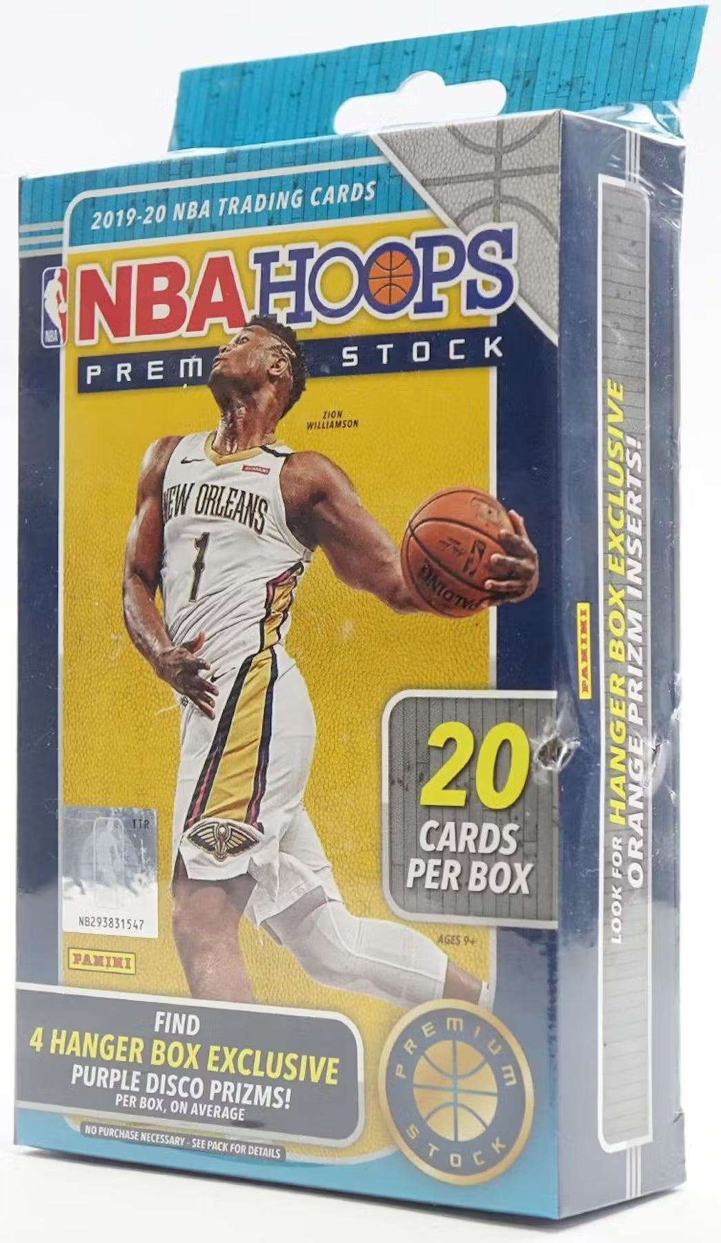 2019/20 Panini NBA Hoops Premium Stock Basketball Hanger Pack Box