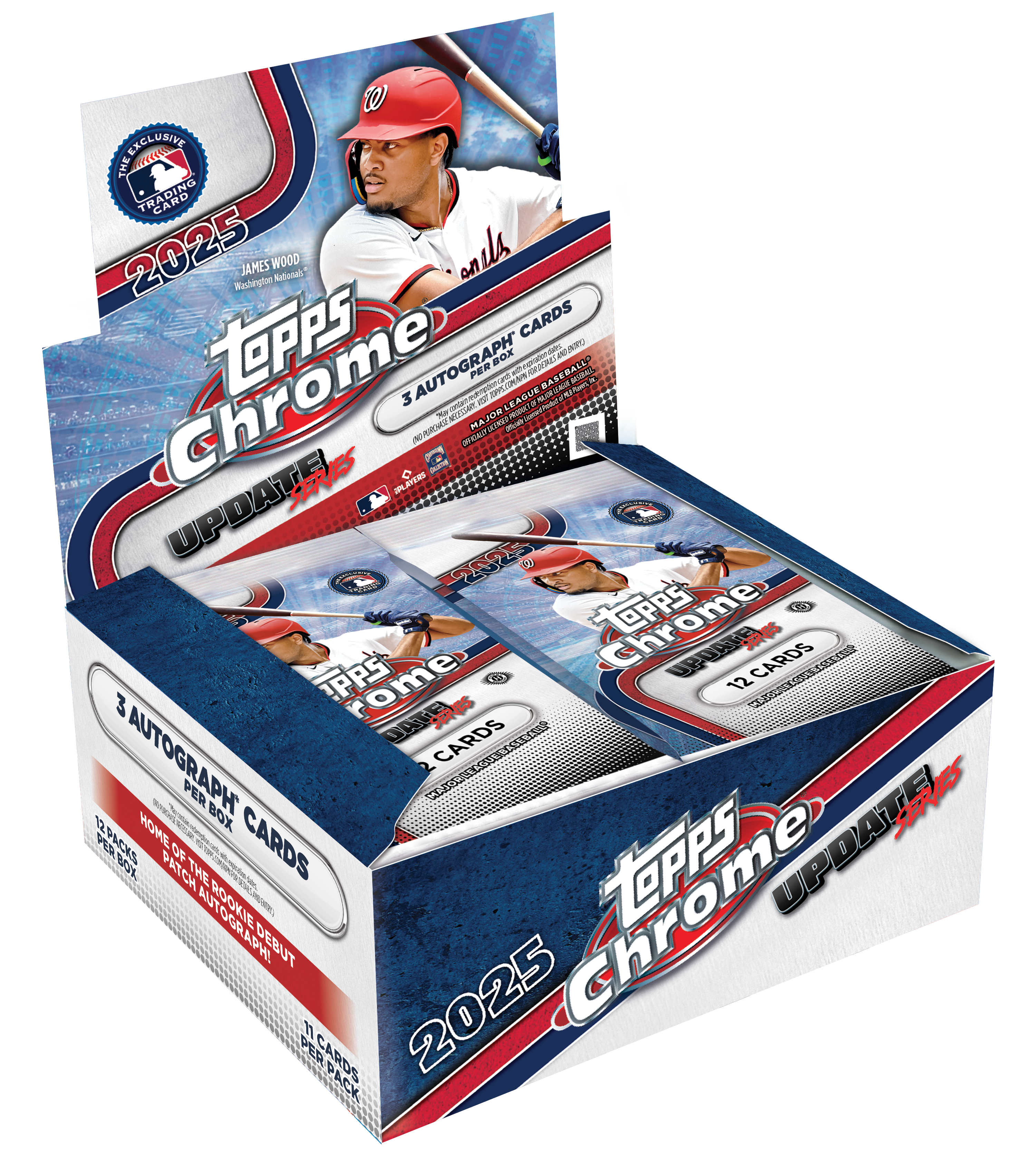 2025 Topps Chrome Update Series Baseball Jumbo 8 Box Case Break