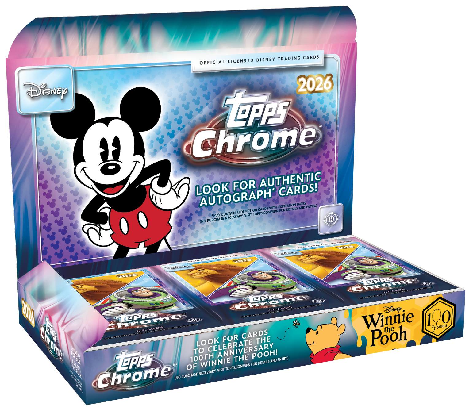 2026 Topps Chrome Disney Hobby Box – Layton Sports Cards
