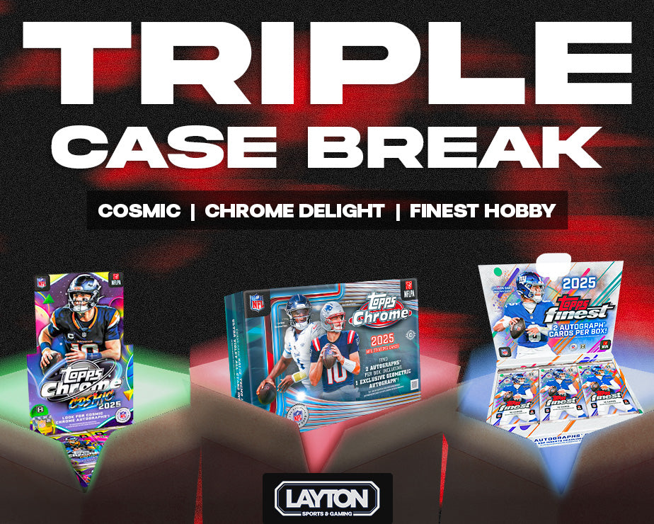 Triple Case Break NFL - 2025 Topps Chrome Delight, Cosmic Chrome