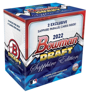 2022 Bowman Draft Baseball Sapphire Edition Box