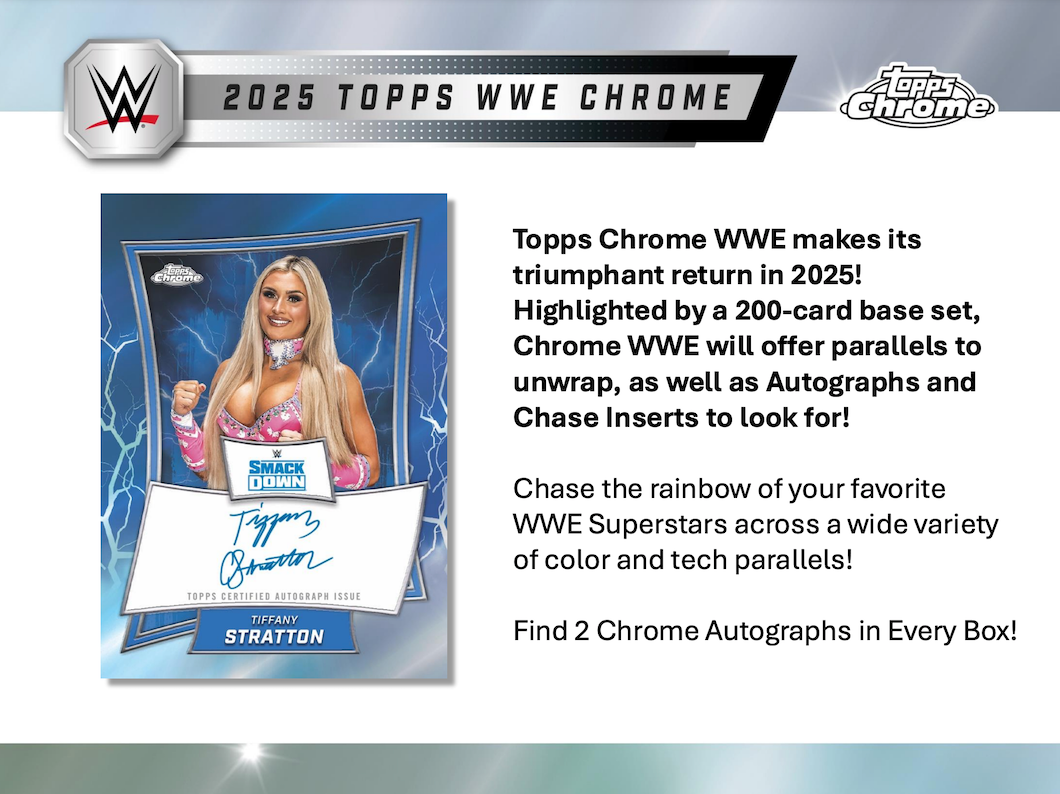 2025 Topps Chrome WWE Breaker's Delight Box – Layton Sports