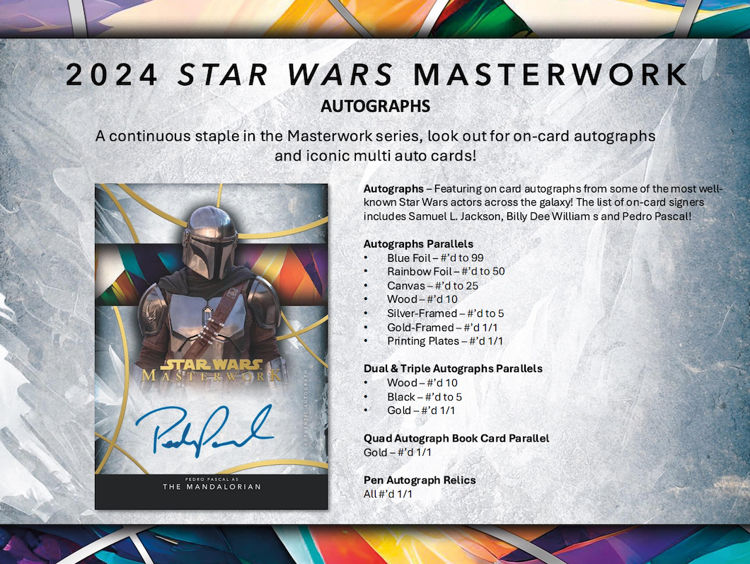 2024 TOPPS STAR WARS MASTER WORK レリック Star Wars Masterwork