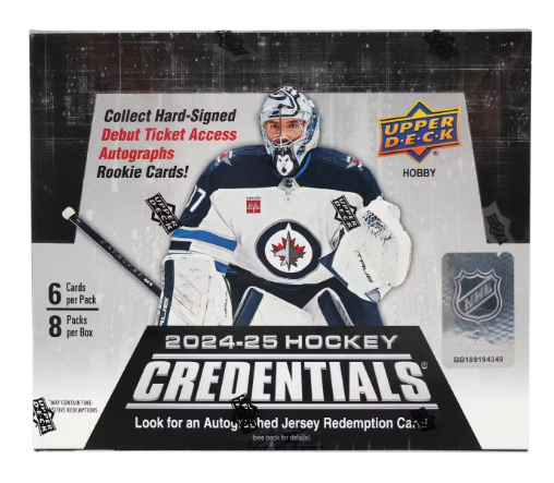 2024/25 Upper Deck Credentials Hockey Hobby 10 Box Case