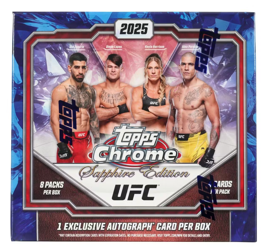 2025 Topps Chrome UFC Sapphire Edition Box – Layton Sports Cards