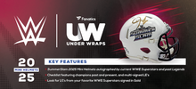 Load image into Gallery viewer, 2025 Fanatics Under Wraps WWE Signed Mini Helmet Box