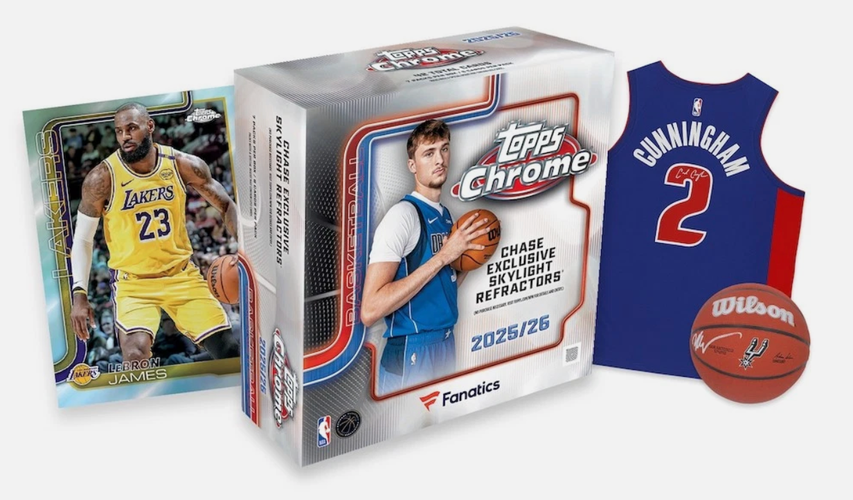 Topps Chrome ペドリ　ケースヒット 2025/26 Topps Chrome Basketball Fanatics Exclusive Mega 20 Box