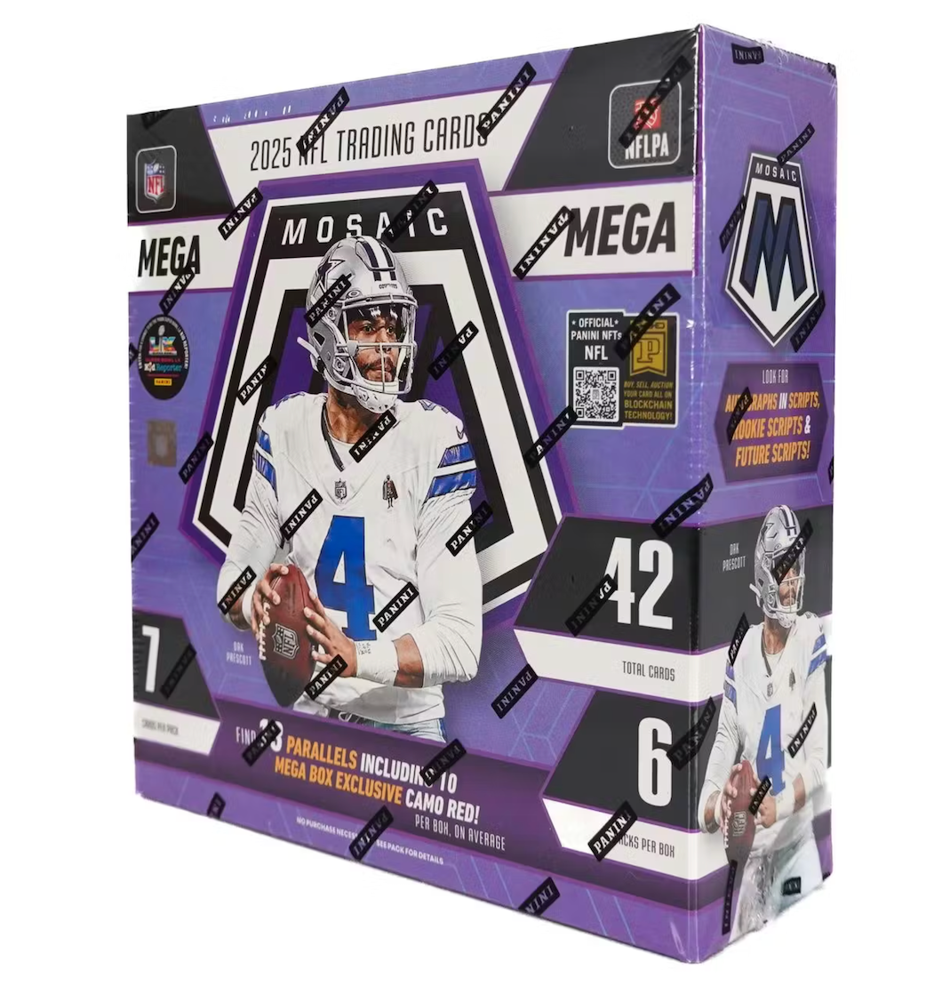 2025 Panini Mosaic Football Hobby Mega 10 Box Break #1 - RANDOM