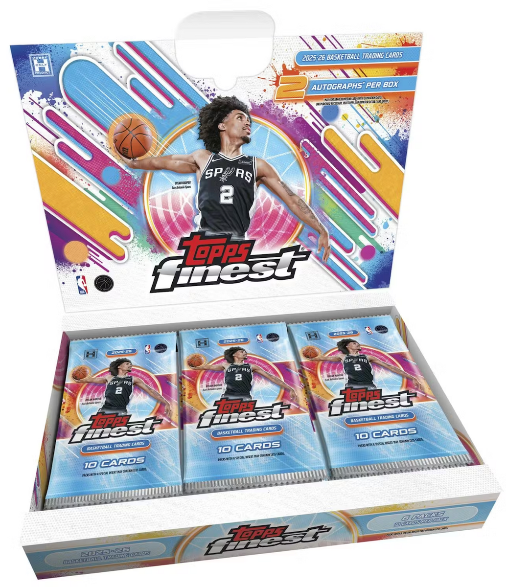 2025/26 Topps Finest Basketball Hobby 8 Box Case Break #2 - PICK
