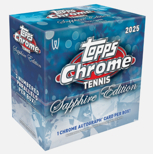 2025 Topps Chrome Tennis Sapphire Edition Box – Layton Sports Cards