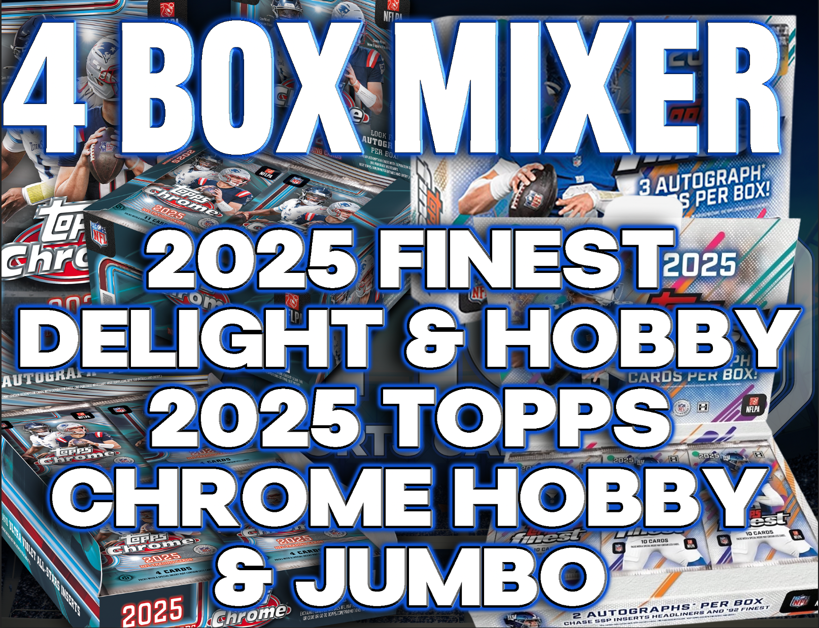 2025 Masters キャップとディボットツールセット 2025 Topps Chrome & Finest Football Jumbo, Delight & Hobby 4 Box