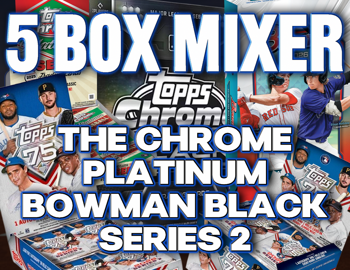 The Chrome Platinum Bowman Black Series 2 MLB 5 Box Mixer #4