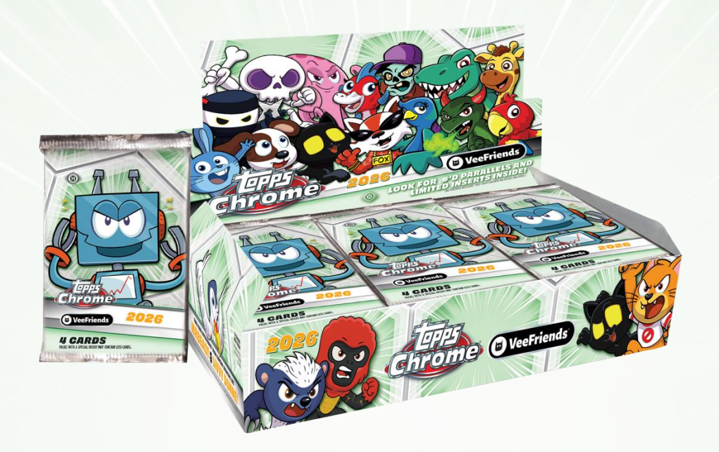 コレクション缶バッジ 2026.Feb box 4箱 2026 Topps VeeFriends Chrome Hobby Box – Layton Sports Cards