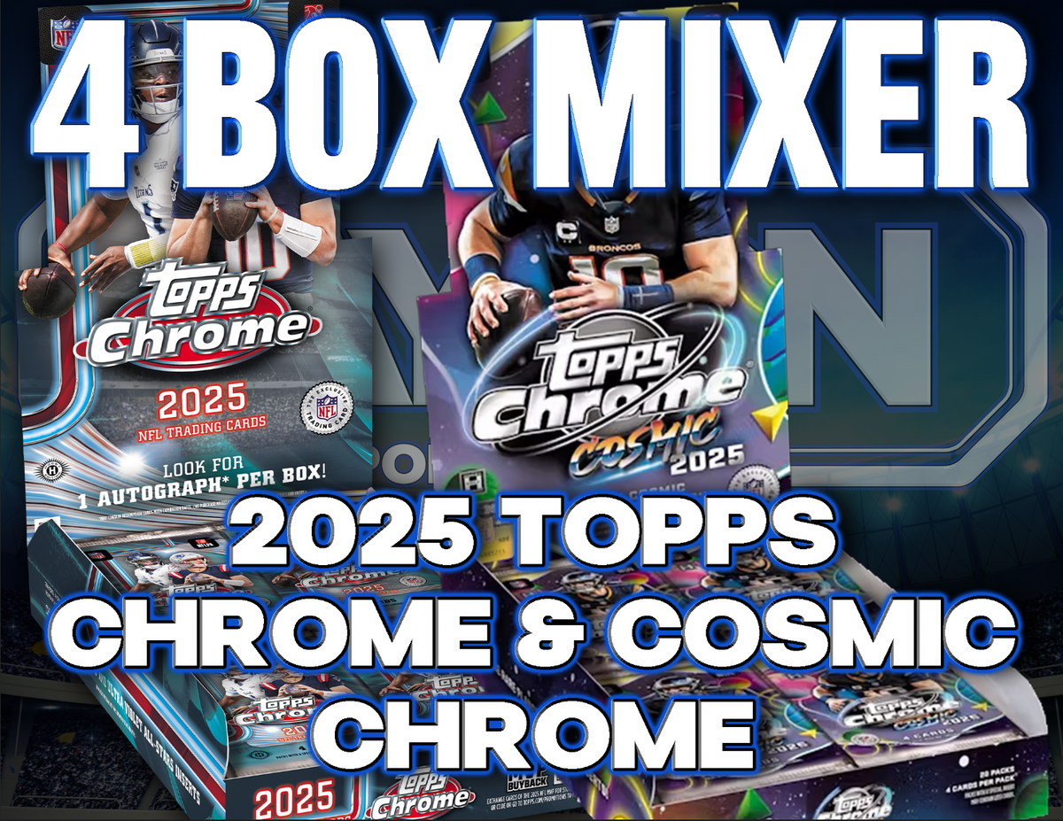 2025 Topps Chrome & Cosmic Chrome Football 4 Box Mixer #2 - RANDOM
