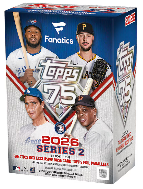 2026 Topps Series 2 Baseball Fanatics Exclusive Blaster 20 Box