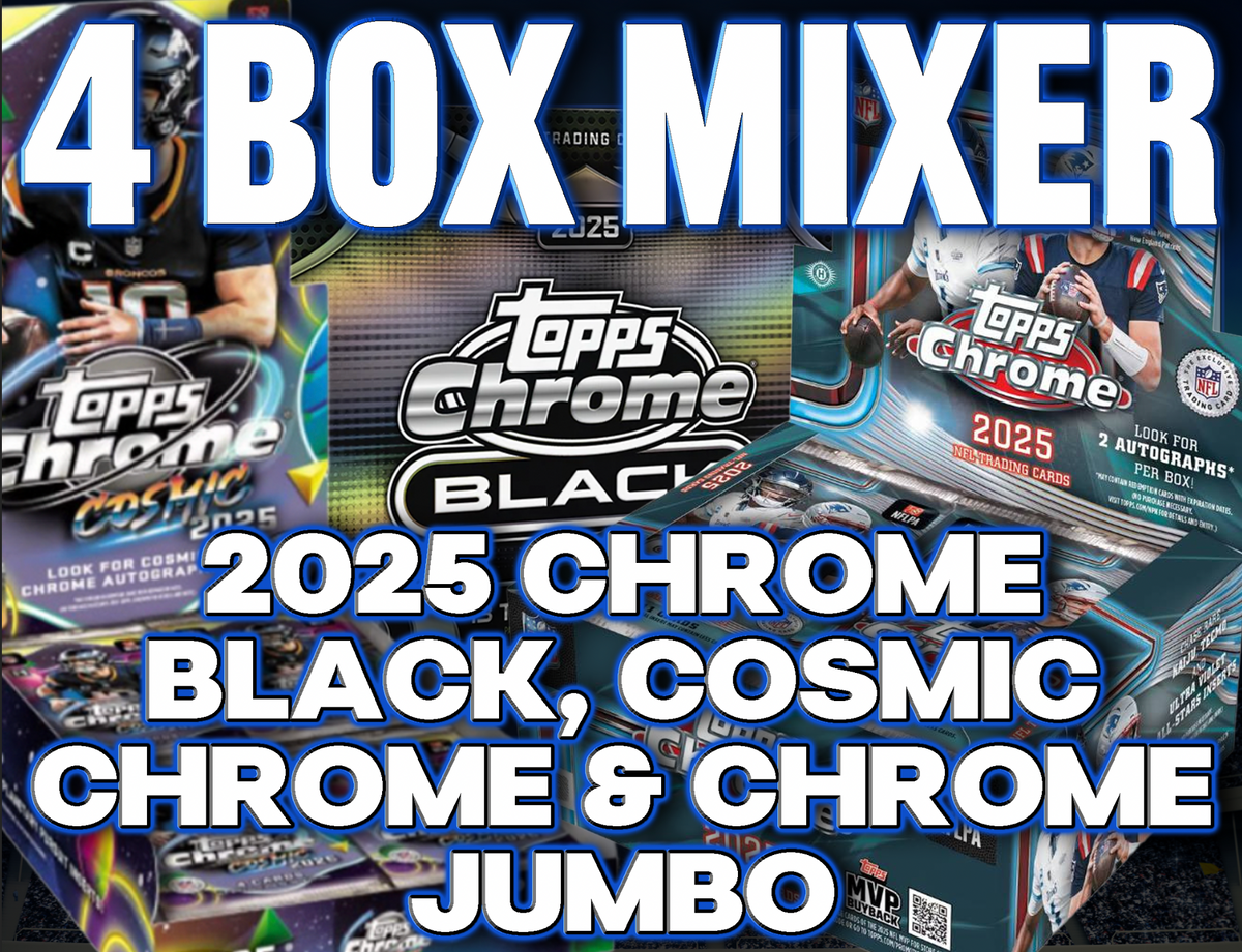 2025 Topps Chrome Black, Cosmic Chrome & Chrome Jumbo Football 4