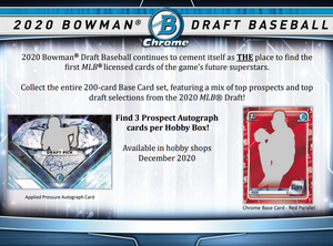 2020 Bowman Draft Baseball Jumbo Box