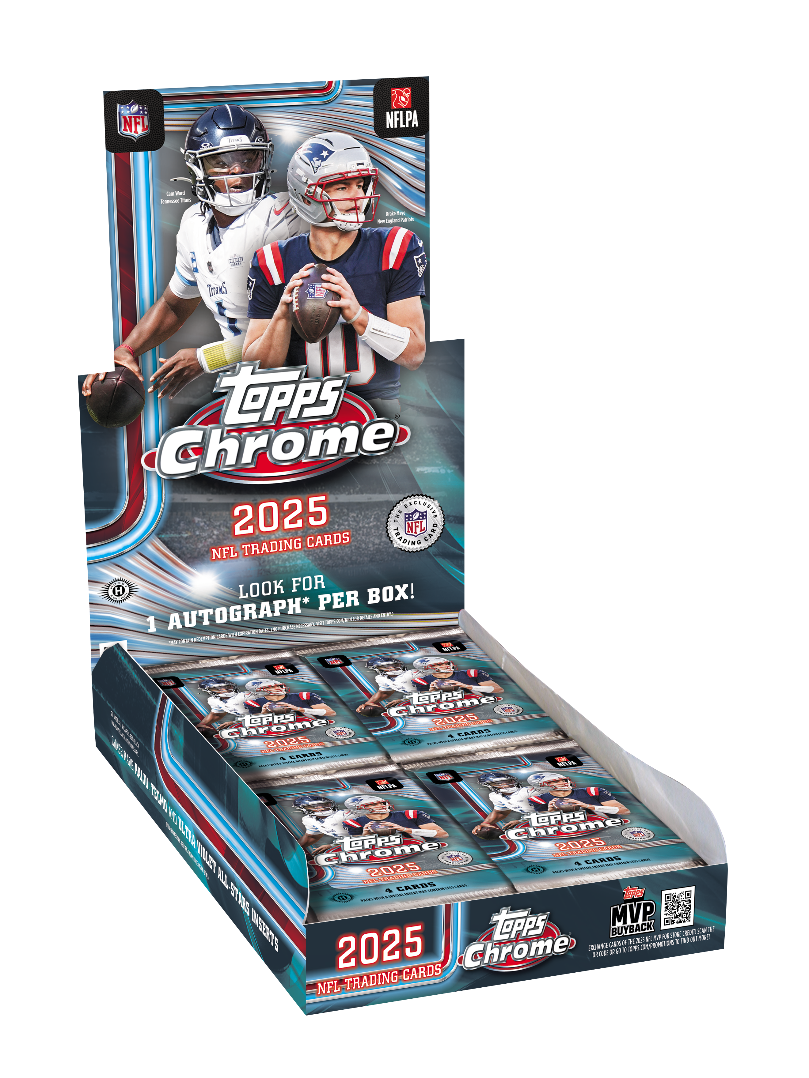 2025 Topps Chrome Football Hobby 12 Box Case Break #3 - PICK YOUR