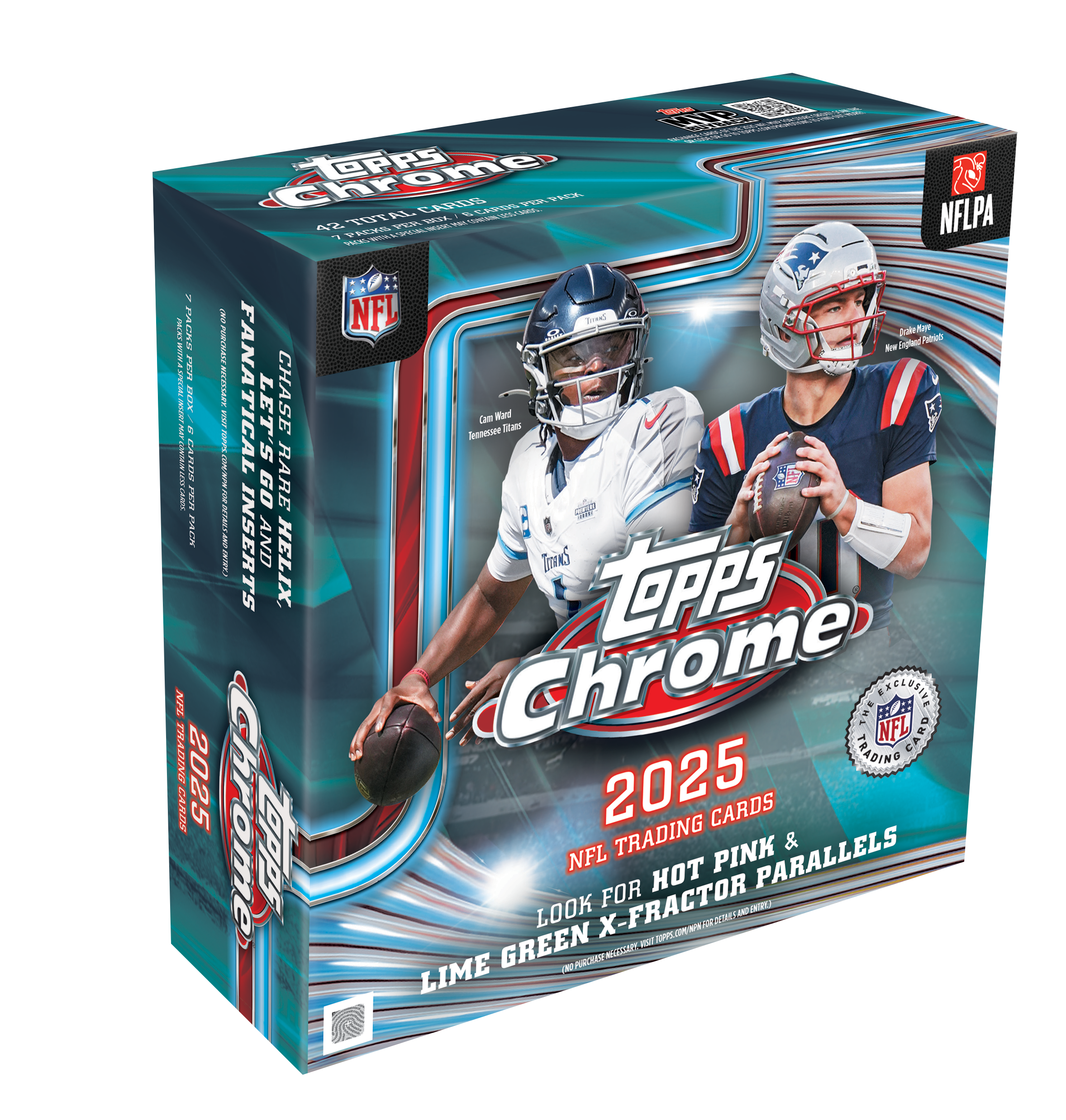 2025 Topps Chrome Football Mega 10 Box Break #4 - RANDOM TEAMS