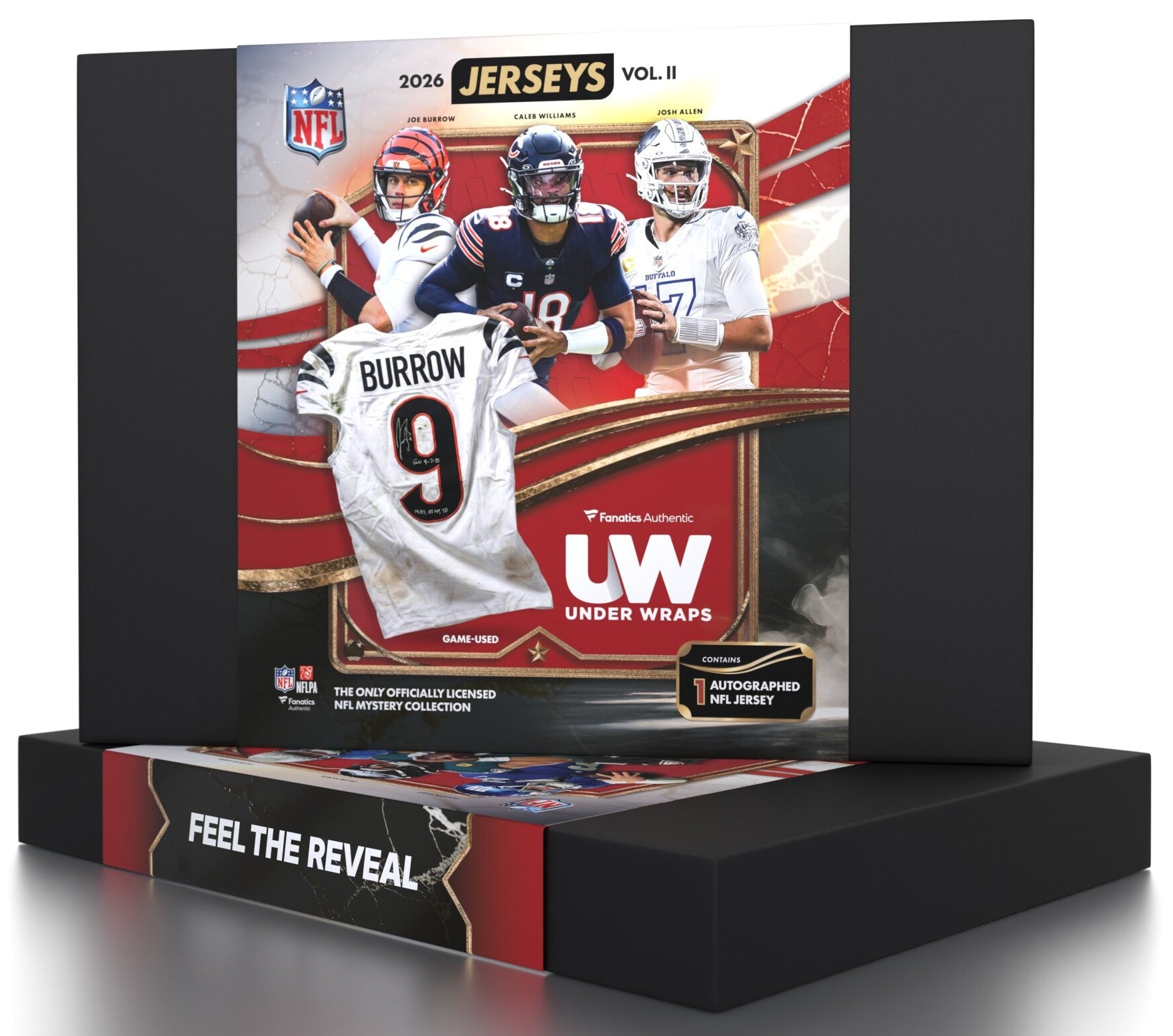 2026 Fanatics Under Wraps NFL Jerseys Vol. II - 8 Box Case Break