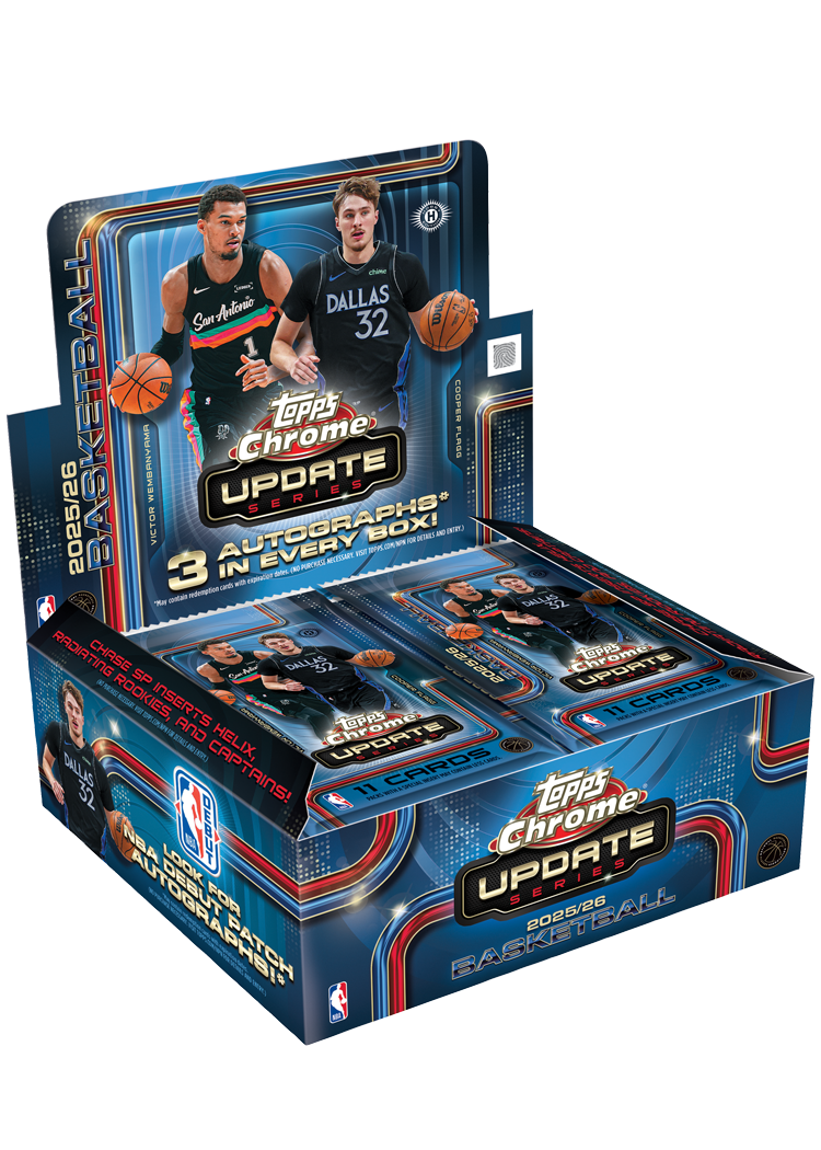 2025/26 Topps Chrome Update Series Basketball Jumbo Box – Layton