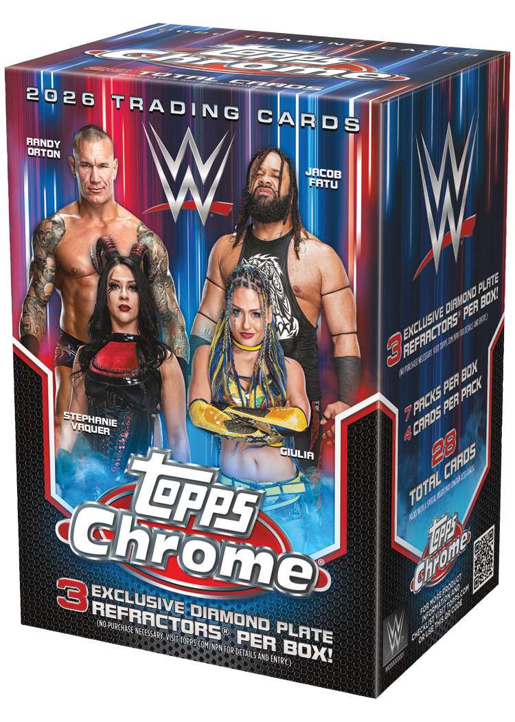 2026 Topps Chrome WWE Blaster Box – Layton Sports Cards