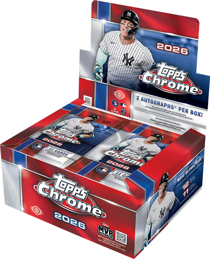 シャルロッテページ 2026 Topps Chrome Baseball Jumbo Box – Layton Sports Cards