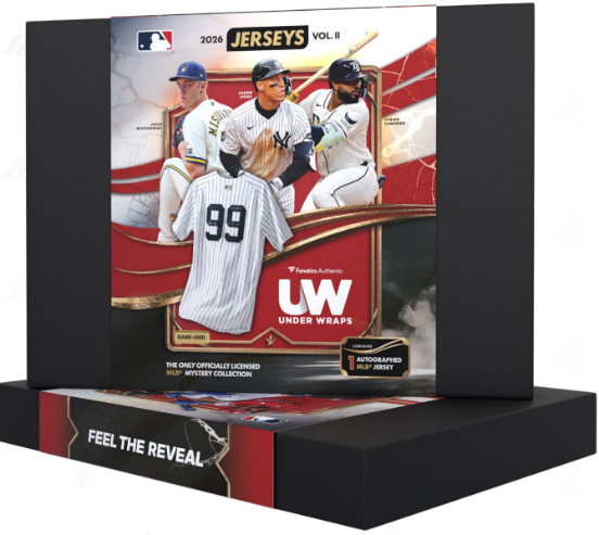 2026 Fanatics Under Wraps MLB Jerseys Vol. II - 8 Box Case Break