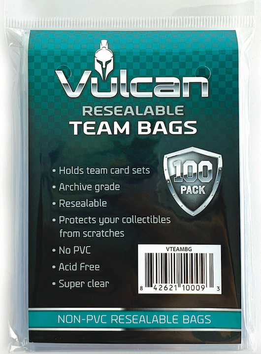 Vulcan Shield Resealable Team Bags (1 Pack of 100)