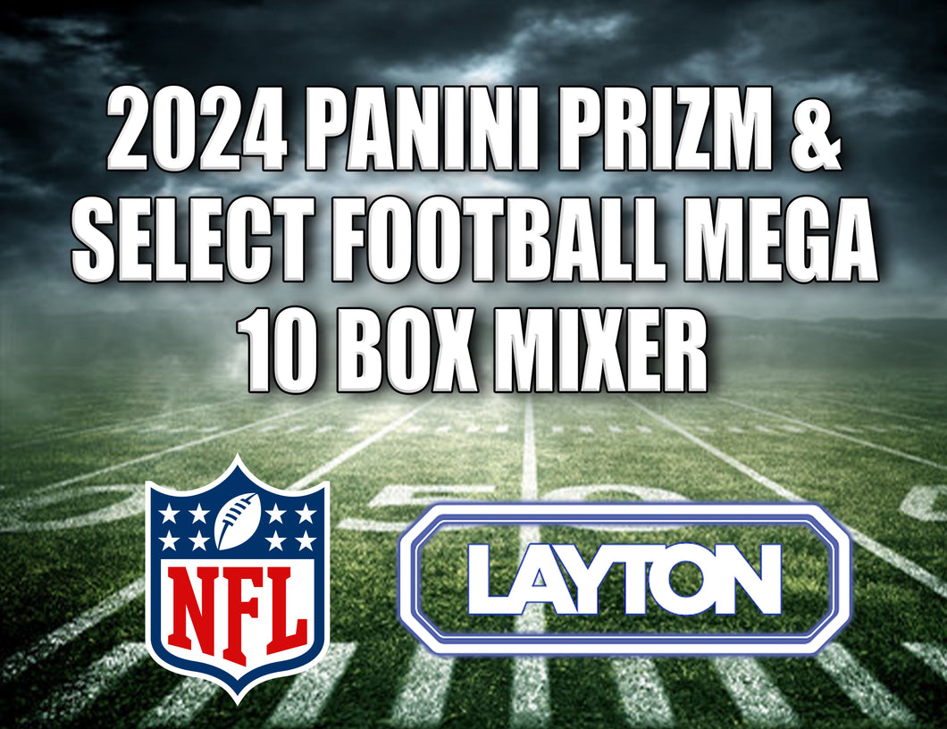 2024 Panini Prizm & Select Football Mega 10 Box Mixer #2 - RANDOM TEAMS
