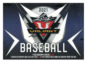 2021 Leaf Valiant Baseball Hobby Box