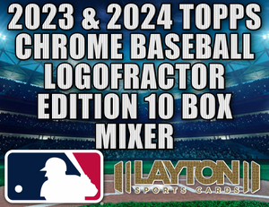 2023 & 2024 Topps Chrome Baseball Logofractor Edition 10 Box Mixer #11 - RANDOM TEAMS