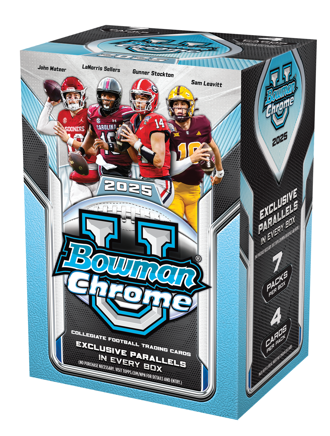 2025 Bowman Chrome University Football Blaster Box (BLACK FRIDAY SPECIAL!)