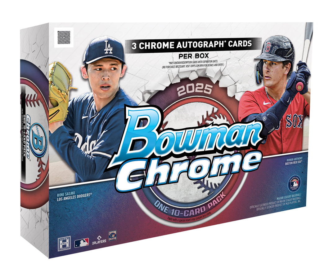Double Case Break - 2025 Bowman Chrome Baseball Breaker's Delight #29 - PICK YOUR TEAM