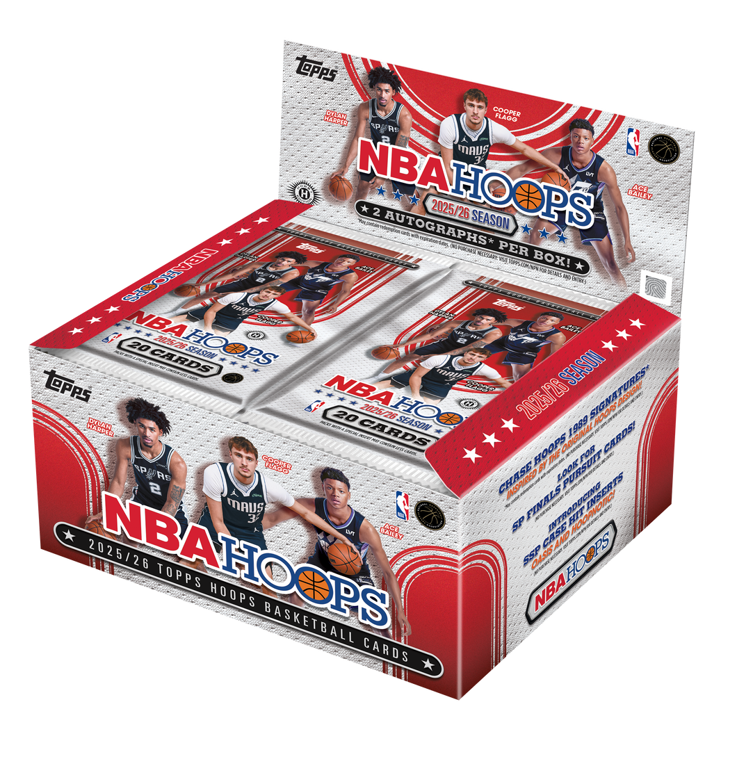 nba hoops booster box 2025/26 Topps NBA Hoops Basketball Jumbo Box – Layton Sports Cards