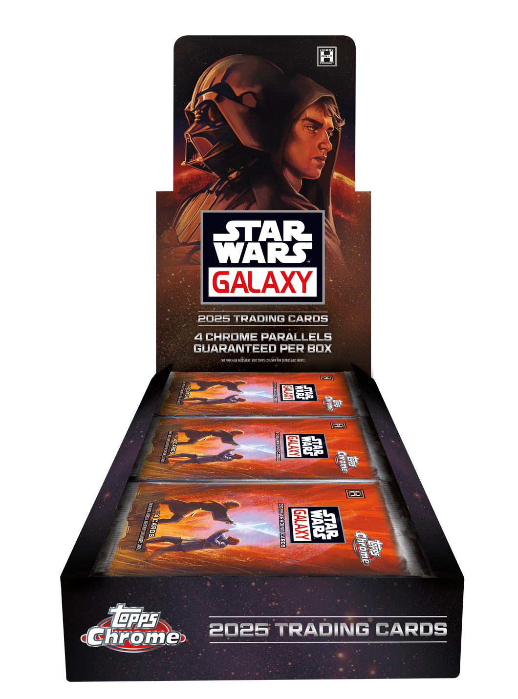 2025 Topps Star Wars Chrome Galaxy Hobby 3 Box Break #1 - RANDOM