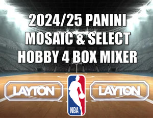 2024/25 Panini Mosaic & Select Basketball Hobby 4 Box Mixer #1 - RANDOM TEAMS