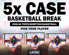 Load image into Gallery viewer, 2026 NATIONAL BREAK - 5x Case Break - 2025/26 Topps Inception Basketball Hobby #1 - PICK YOUR PLAYER
