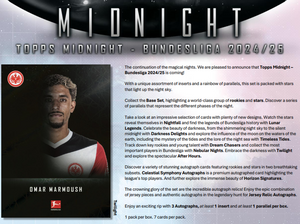 2024/25 Topps Bundesliga Midnight Soccer Hobby Box