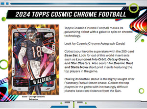 2024 Topps Cosmic Chrome Football Hobby Box