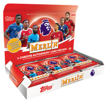 Load image into Gallery viewer, 2026 Topps Merlin Premier League Soccer Hobby 12 Box Case Break #1 - PICK YOUR TEAM/PLAYER
