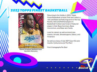 2024/25 Topps Finest Basketball Breaker's Delight 8 Box Case Break #4 - RANDOM TEAMS