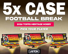 Load image into Gallery viewer, 5x Case Break - 2026 Topps Heritage Football Hobby
