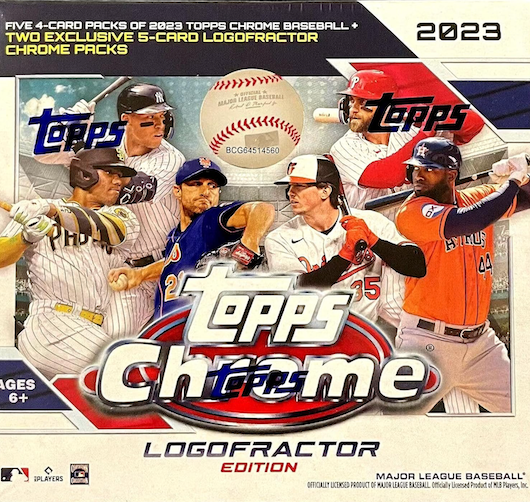 2023 Topps Chrome Baseball Logofractor Edition 10 Box Break #85 - RANDOM TEAMS