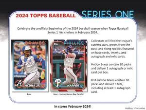 2024 Topps Series 1 Baseball Hobby Box Layton Sports Cards