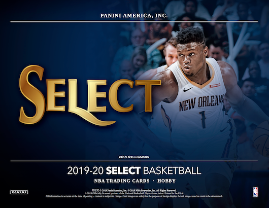 2019/20 Panini Select Basketball Hobby Box