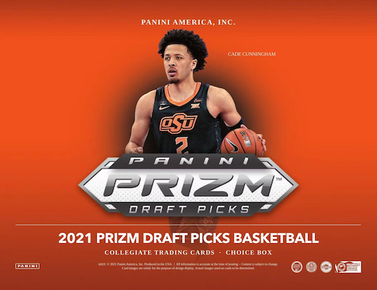 2021/22 Panini Prizm Collegiate Draft Picks Basketball Choice Box