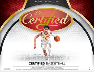 2019/20 Panini Certified Basketball Hobby Box
