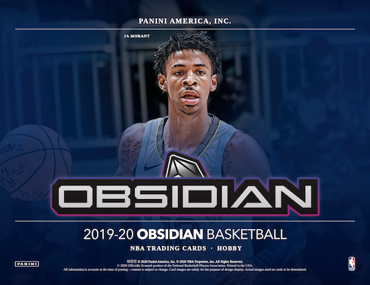 2019/20 Panini Obsidian Basketball Hobby Box