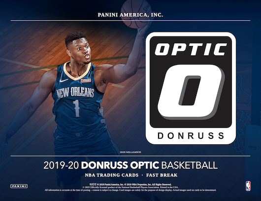 2019/20 Panini Donruss Optic Basketball Fast Break Box